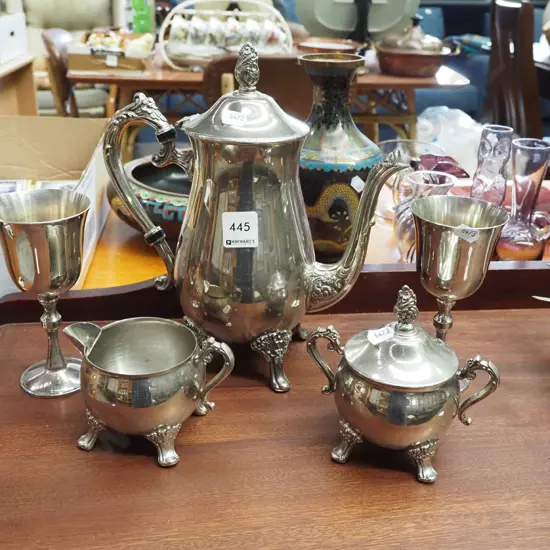 plated ware items