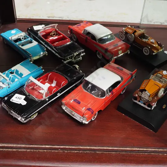 4x diecast model vehicles