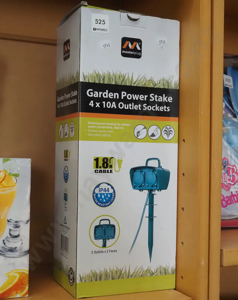 boxed as new Garden Power outlet socket Image 1++