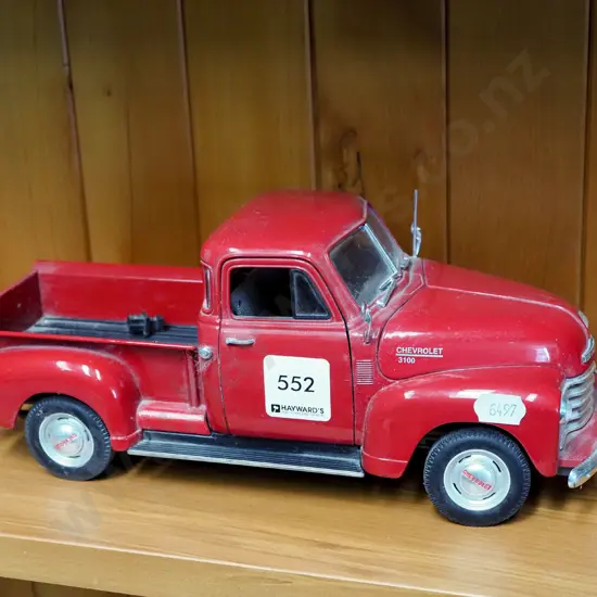 scale model of 1953 Chevrolet pick up