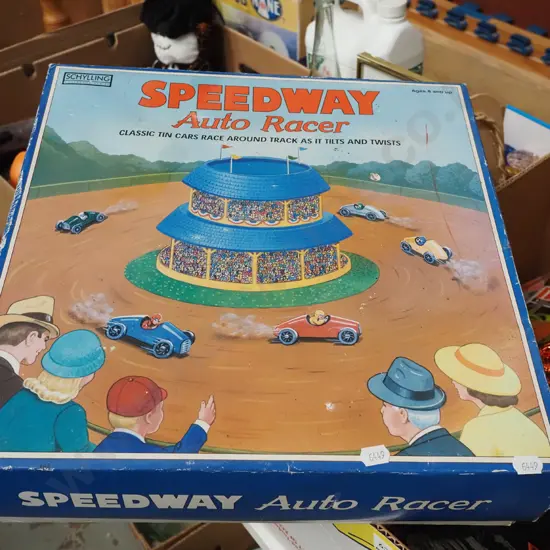 Schylling retro metal Speedway Auto Racer game