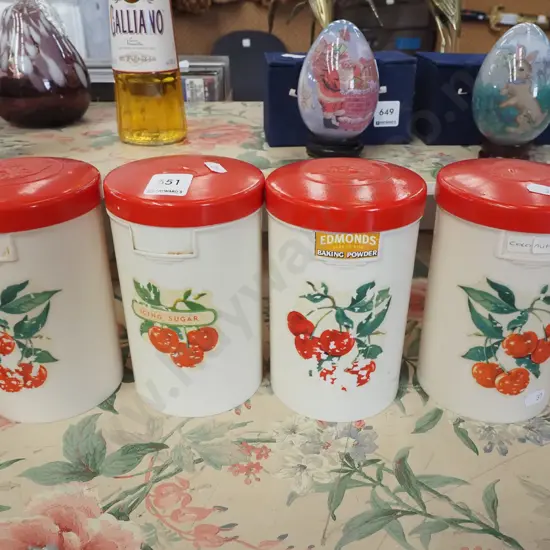 4x Tiger Tea canisters