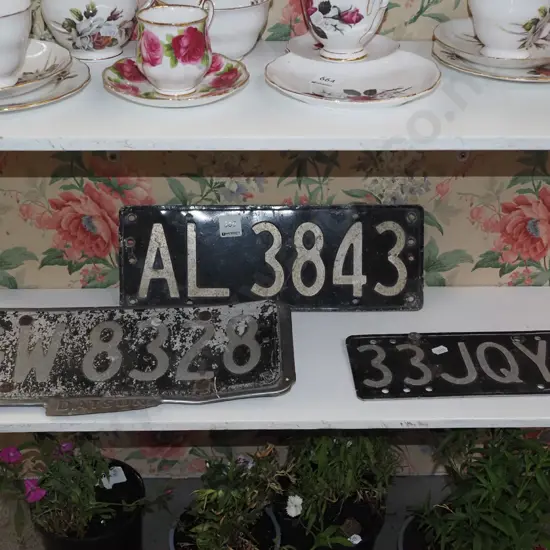 number plates