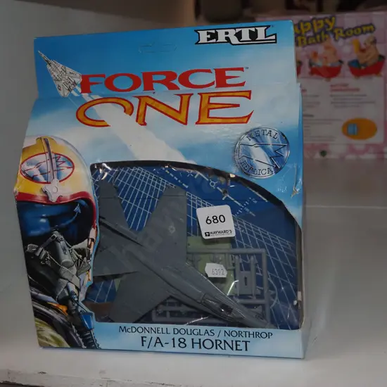 diecast scale model of a F/A-18 hornet