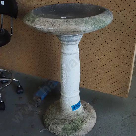 concrete bird bath H7505 Diam480