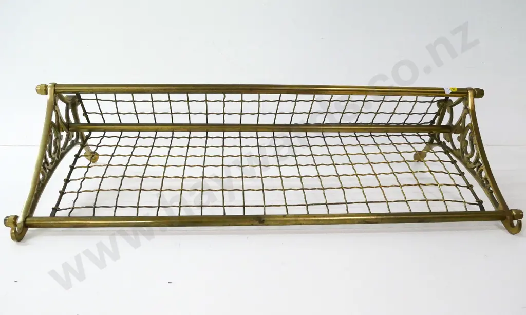 brass luggage rack and mounting screws H-270 W-730 D-330 Image 1++