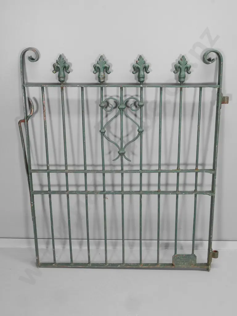 wrought iron JW Falconer garden gate H-1210 W-1030 Image 1++