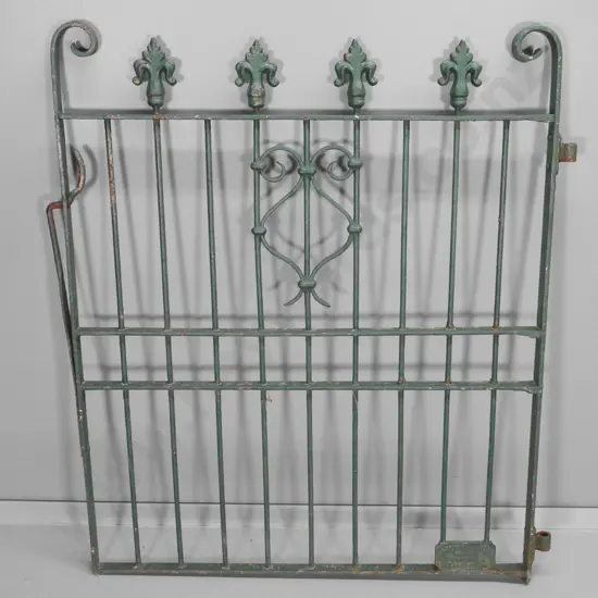 wrought iron JW Falconer garden gate H-1210 W-1030