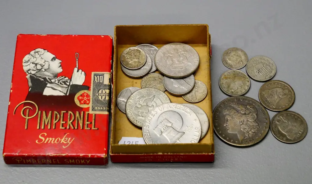 assorted United States coins from 1853 to 1960s Image 1++