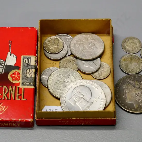 assorted United States coins from 1853 to 1960s