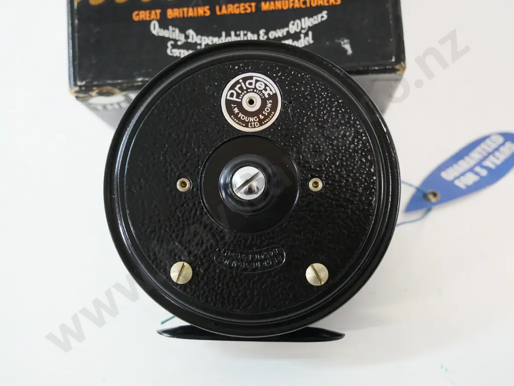 J.W. Young Pridex fly fishing reel in original box Image 1++