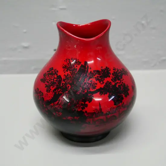 Royal Doulton flambe vase H-120