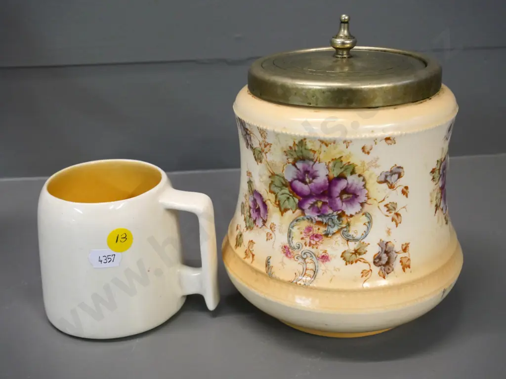 OC Stephens mug and a Devon blush biscuit barrel Image 1++