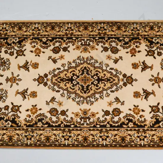 small Belgian wool floor rug L-1400 W-690