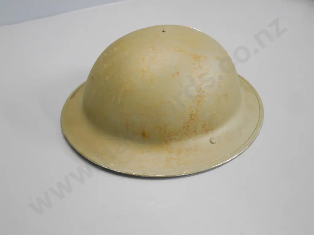 vintage tin military hat Image 1++