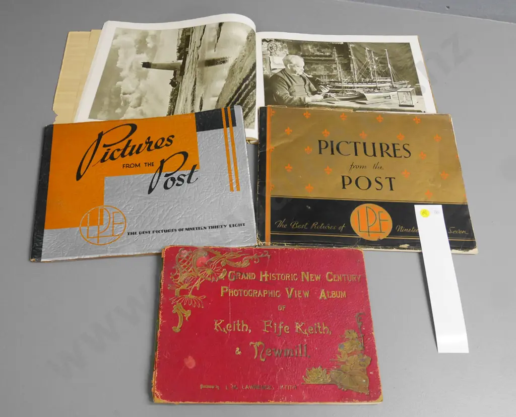 3 booklets Pictures from the Liverpool Daily Post 1936-37-38, and book of 1901 photographs of Scotland Image 1++