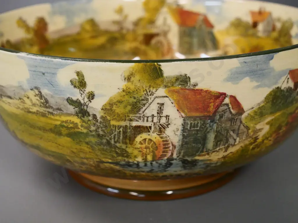 Royal Doulton Rustic England bowl D-230 and cockle gatherers dish Image 1++