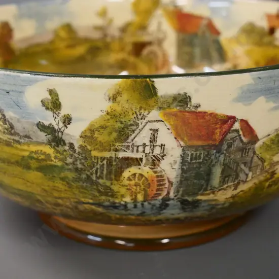 Royal Doulton Rustic England bowl D-230 and cockle gatherers dish