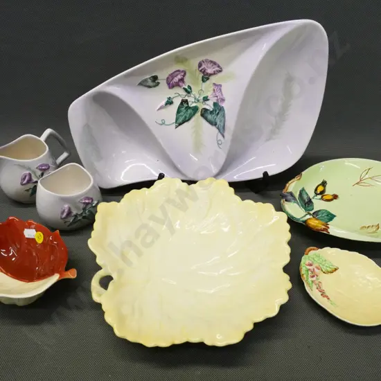 7 assorted pieces of Carlton Ware china - convolvulus, hazelnut, foxglove etc.