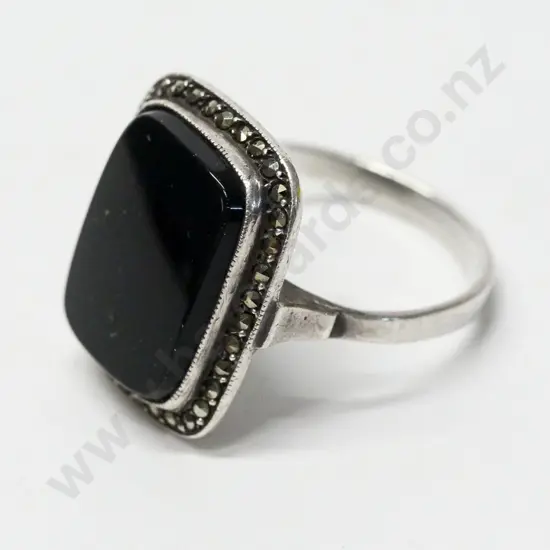 silver dress ring stamped sterling