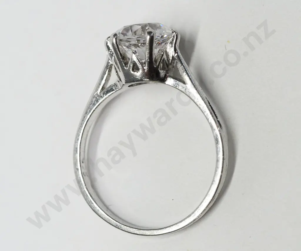 cz dress ring stamped 925 Image 1++