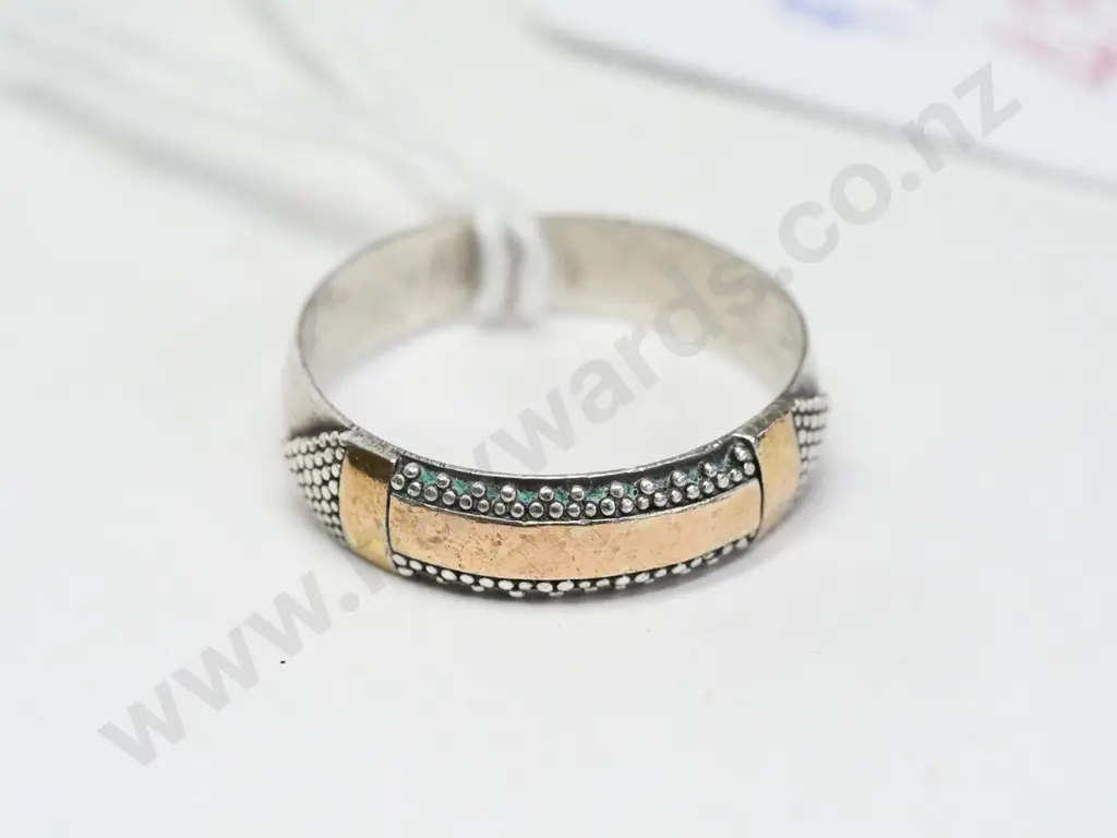 silver & rose gold ring stamped 925 Image 1++