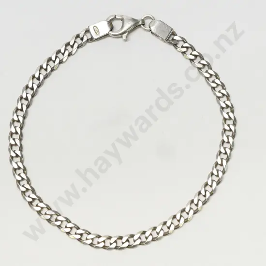 small silver bracelet stamped 925