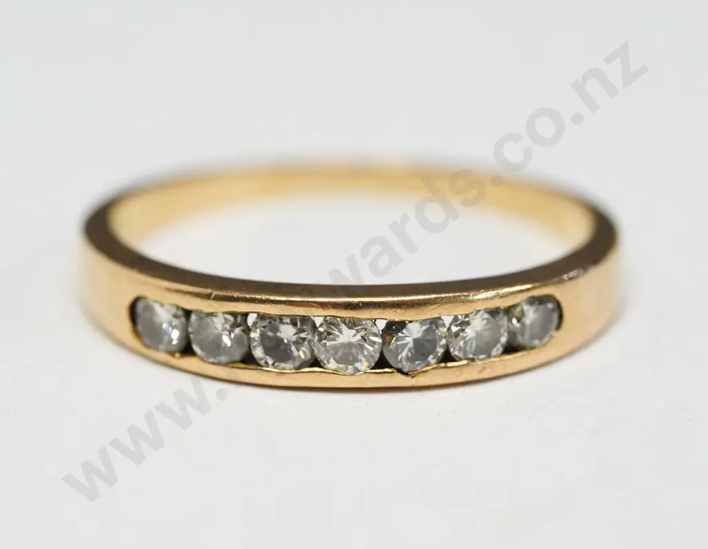 18ct diamond eternity ring stamped 925 Image 1++