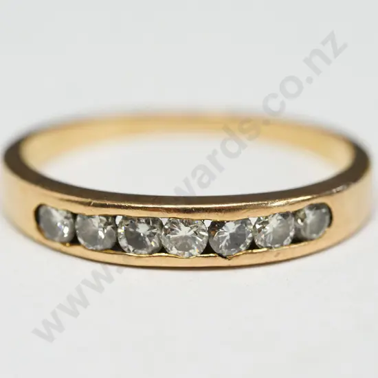 18ct diamond eternity ring stamped 925