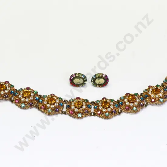 costume bracelet & & earrings