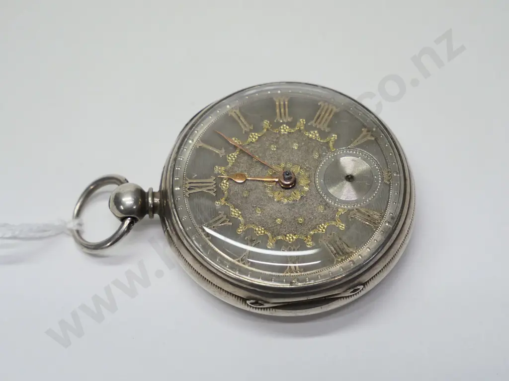 silver pocket watch Image 1++