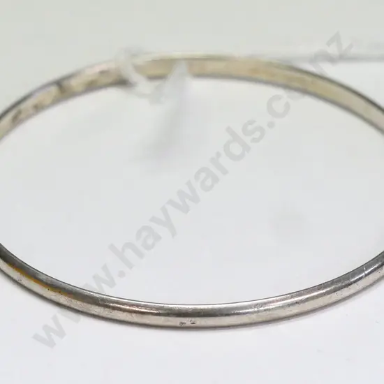 silver bangle stamped 925