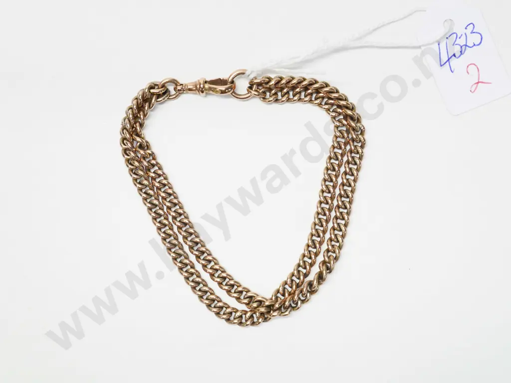 9ct 2 chain bracelet Image 1++