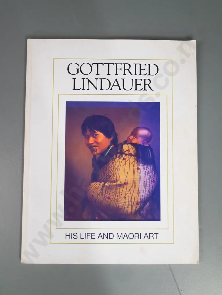 folio book - Gottfried Lindeaur His Life in Maori Art (slight discolouration to edges) Image 1++