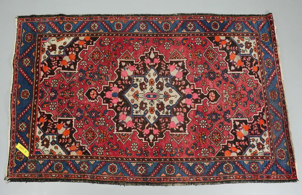 hand knotted Persian woolen rug - Tuoserkan (wear) L-1970 W-1310 Image 1++