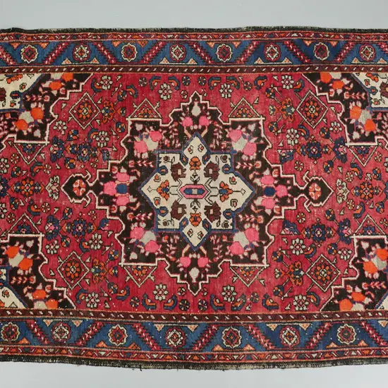 hand knotted Persian woolen rug - Tuoserkan (wear) L-1970 W-1310