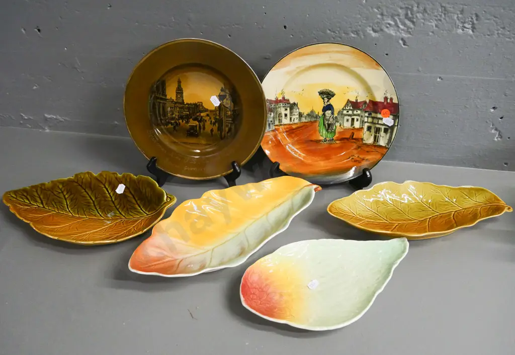 assorted English china including Royal Staffordshire Orange Girl signed F. Ridgway, Dunedin 1925-26 souvenir plate etc. Image 1++