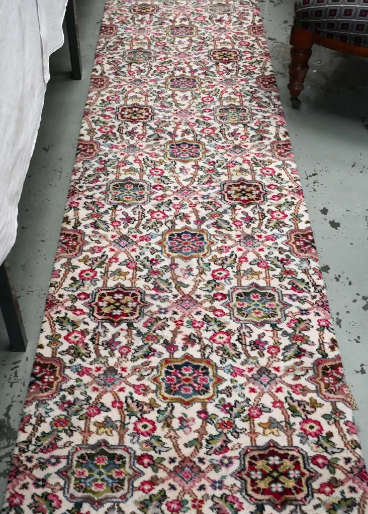 vintage Axminster carpet runner L-3940 W-690 Image 1++