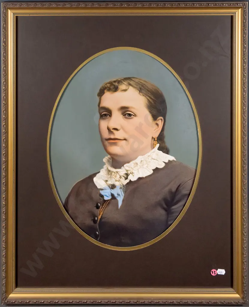 framed watercolour - portrait H-430 W-320 Image 1++