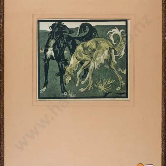 framed print - dogs H-150 W-170