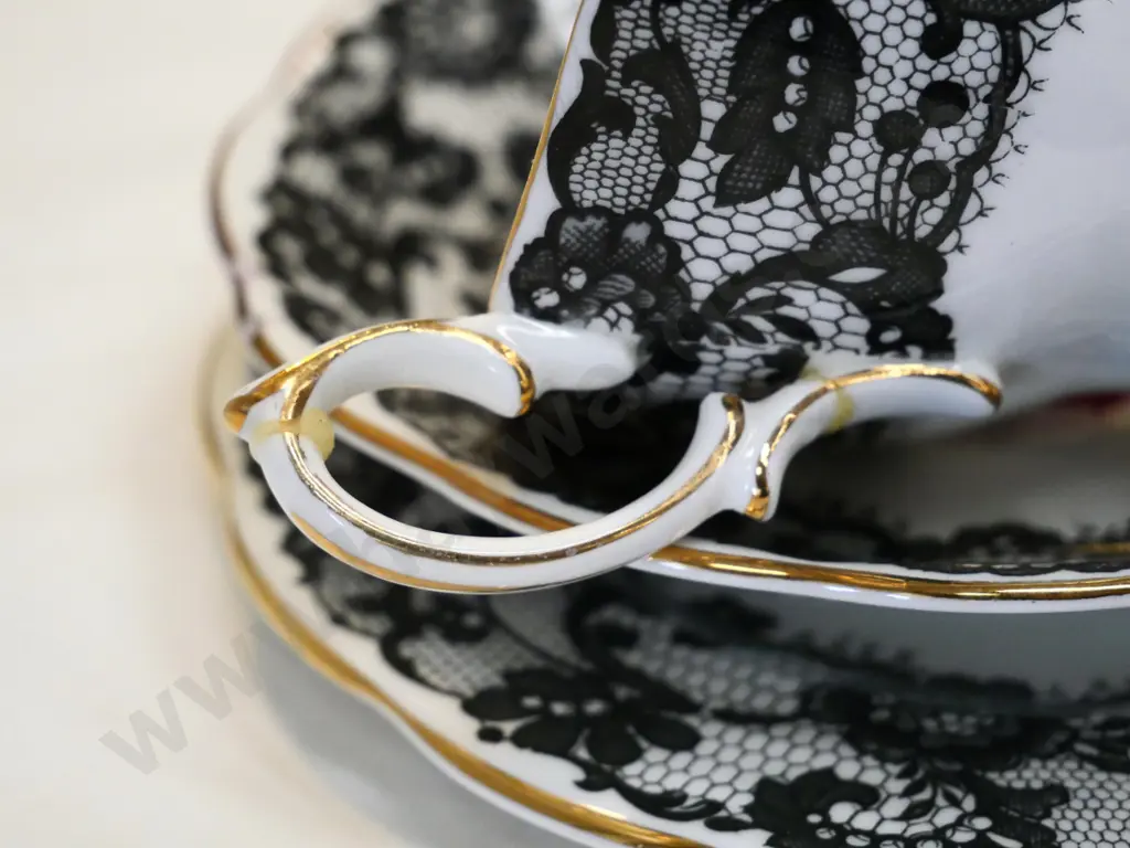 Royal Albert Senorita trio - obvious repair to cup handle Image 1++