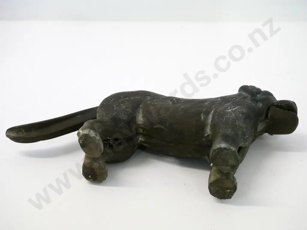 cast metal dog nutcracker and a small cast brass handheld nutcracker H-120 L-290 Image 1++