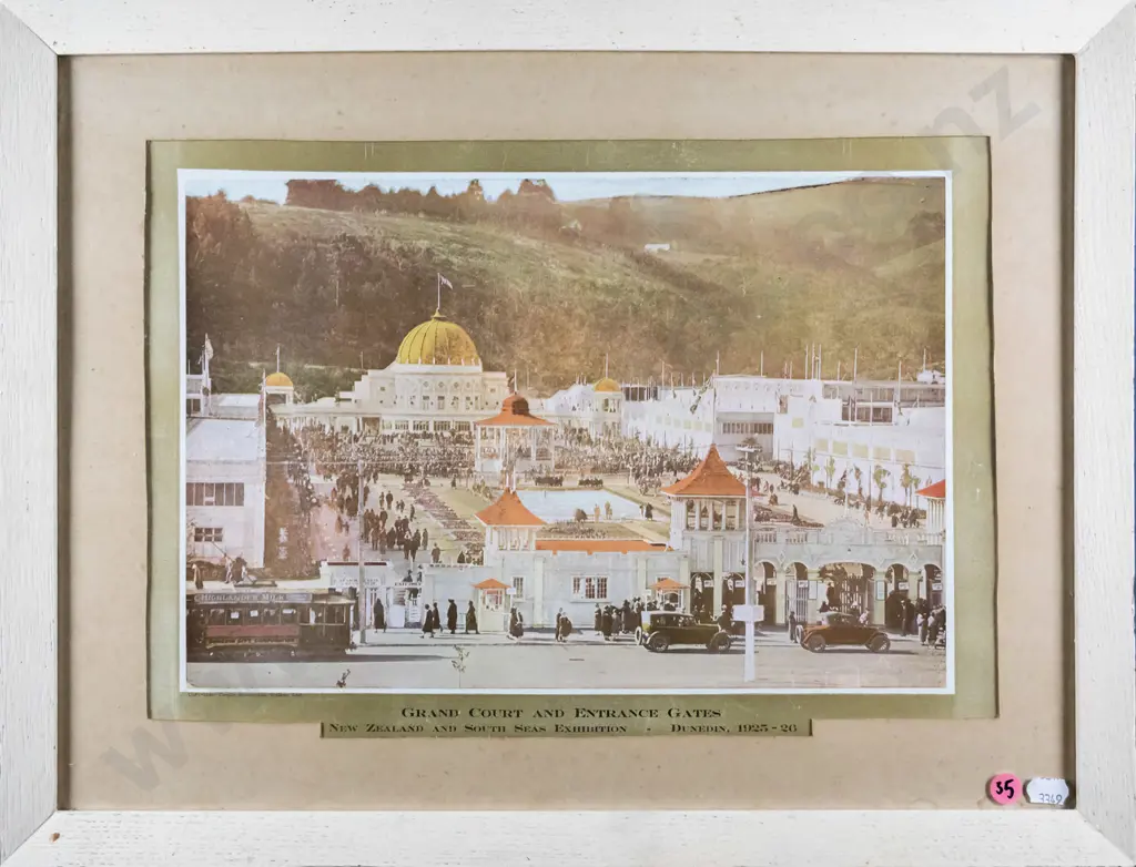 framed reproduction print - South Seas Exhibition H-260 W-370 Image 1++