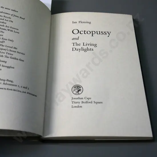 Ian Fleming - Octopussy & The Living Daylights - first edition, 1966