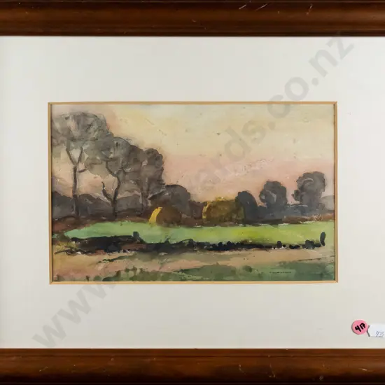 framed oil - landscape H-160 W-260
