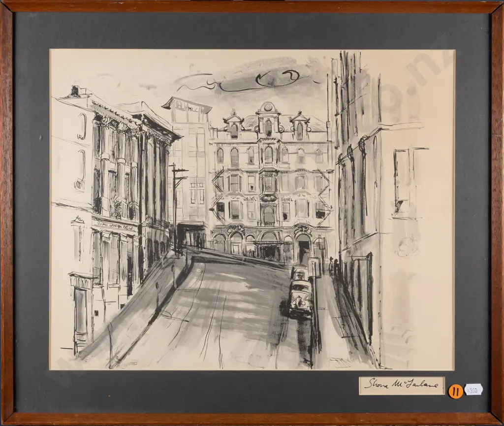 framed Shona McFarlane print - Wains Hotel H-300 W-400 Image 1++