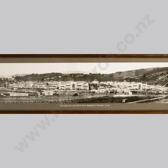 framed vintage  panoramic photograph - South Seas Exhibition 1925-26