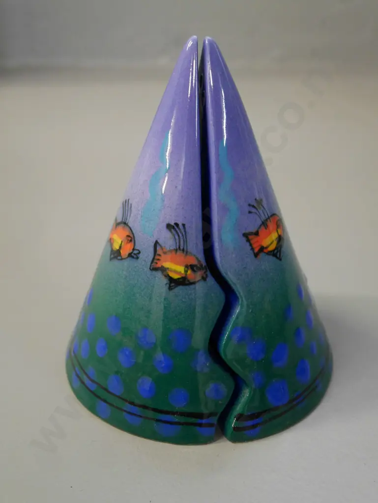 B Adams NZ  fish pattern salt and pepper H-130 Image 1++
