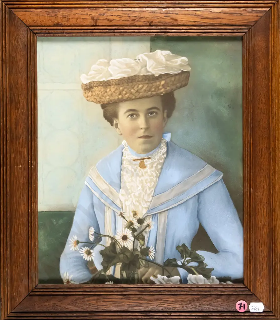 framed vintage print - portrait H-290 W-240 Image 1++