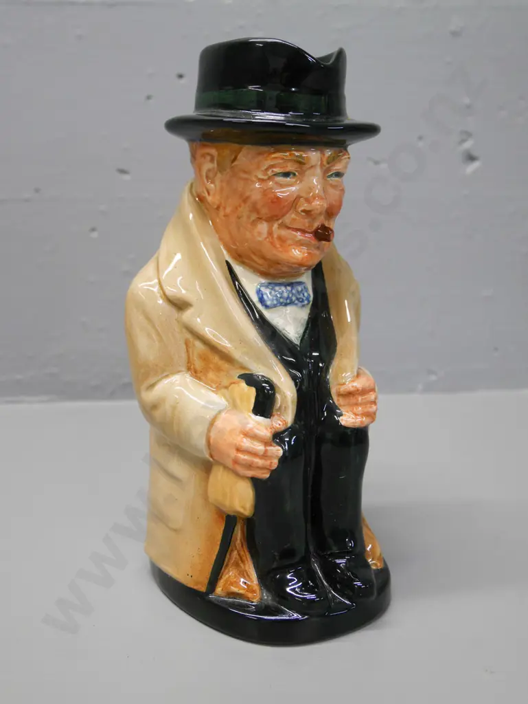 Royal Doulton Winston Churchill Toby jug H-220 Image 1++